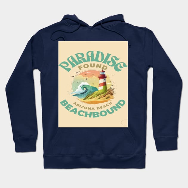 Paradise beach Hoodie by Graphicsstudio